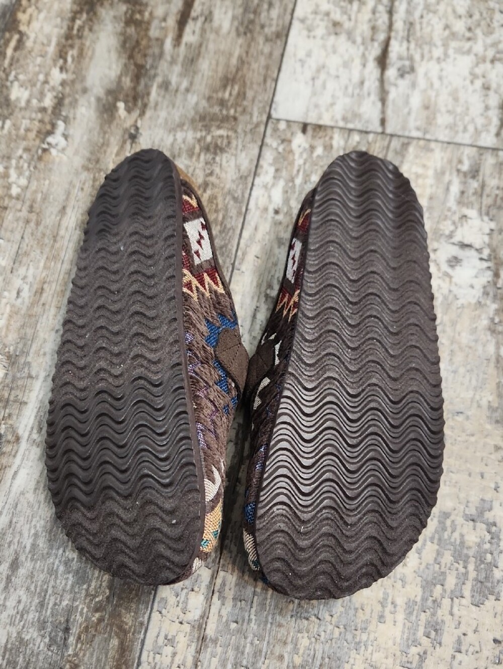 Madden Girl Brown Aztec Clogs 7 - Picture 5 of 6
